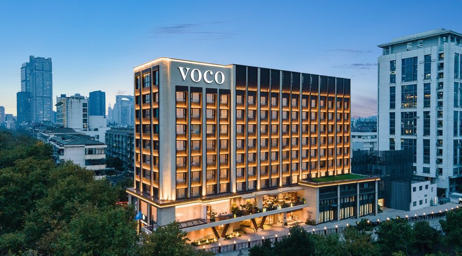 Hotel Exterior Night View