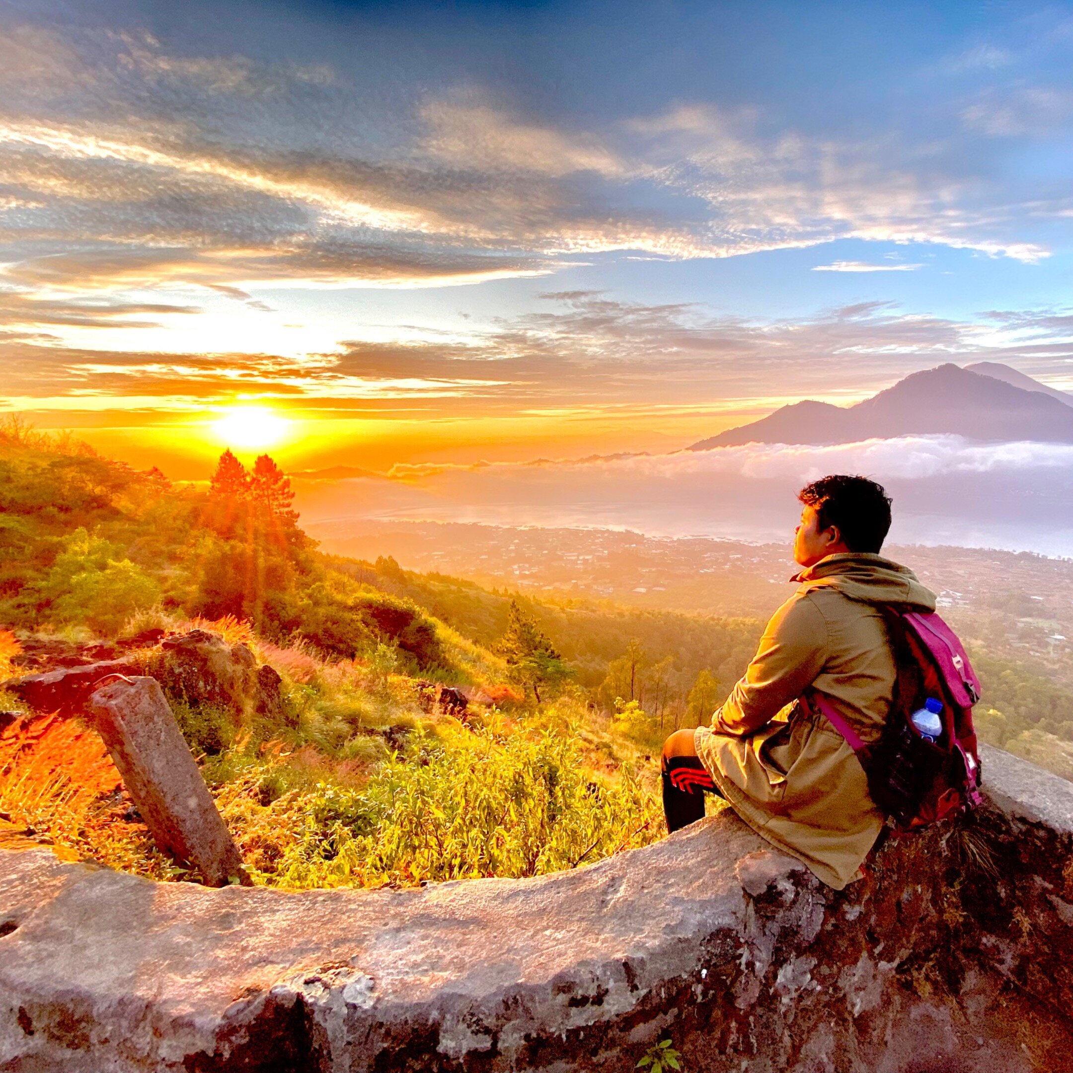 Mount Batur Sunrise hike with Hot Spring - Peliatan - Mount Batur ...