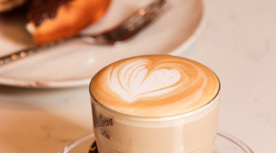 Order your preferred coffee to go or dine in to enjoy the fresh coffee with your choice of a sweet or savory pastry