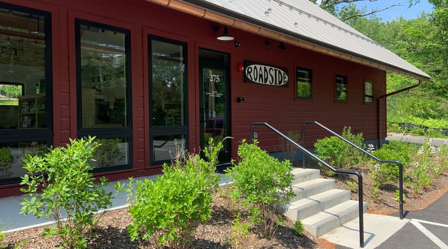 The new Roadside Store and Cafe, reopened in May 2024. 