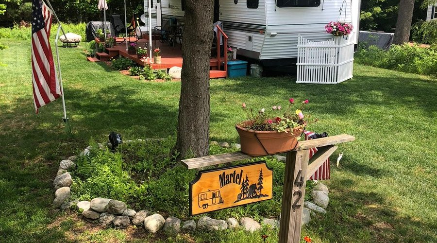Spacious camp sites for RVs