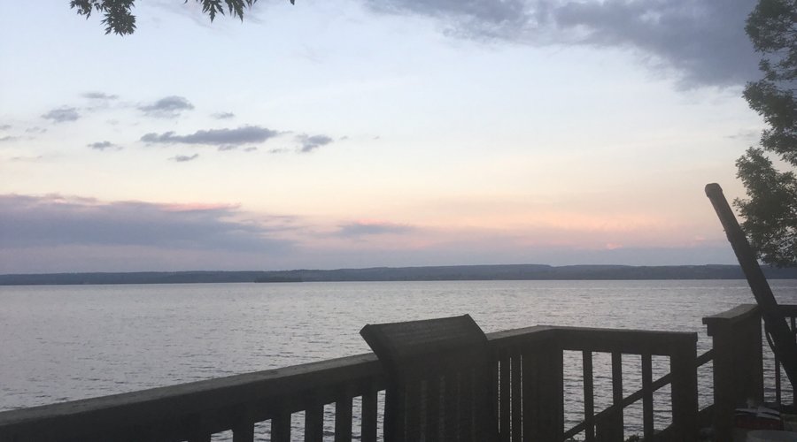 View from deck