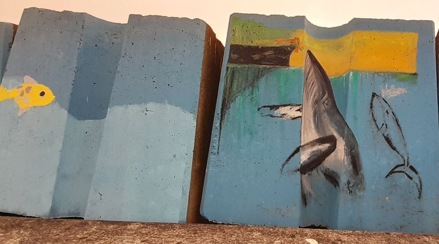 Mural del porto do Tagarete.