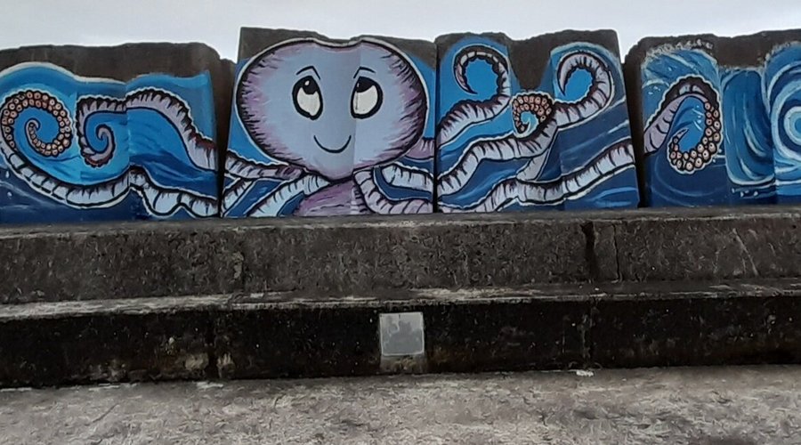 Mural del porto do Tagarete.