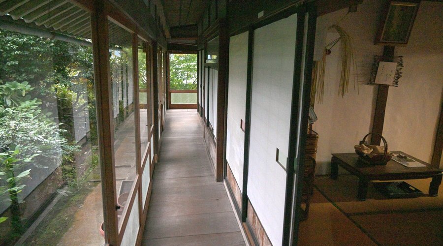 hallway and room