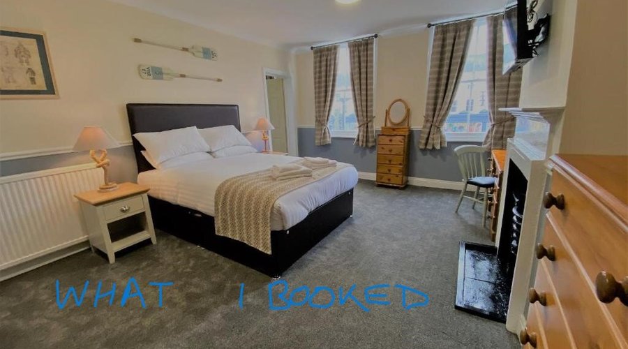 This is the room I booked on booking.com