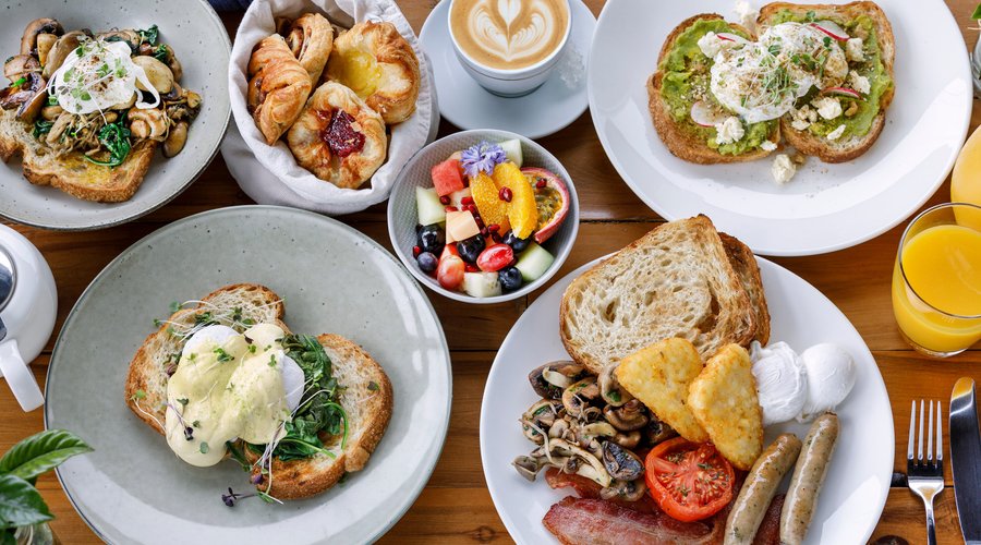 Breakfast spread