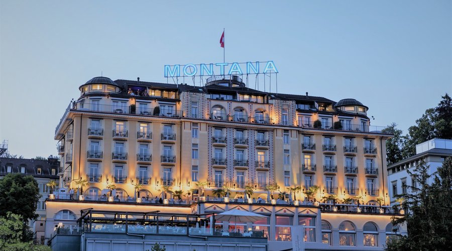 Hotel Montana Luzern exterior 2024