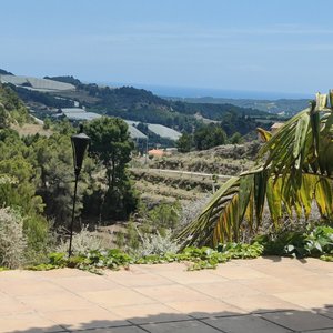 Set among the mountains, looking down the valley to the Mediterranean Sea.  Surrounded by Avocado and Fruit trees, so peaceful and tranquil. Back to nature big time.