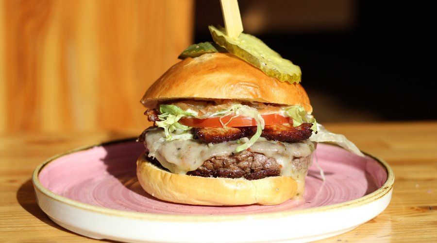 A burger from our infamous BURGER BATTLE (winter months only) 