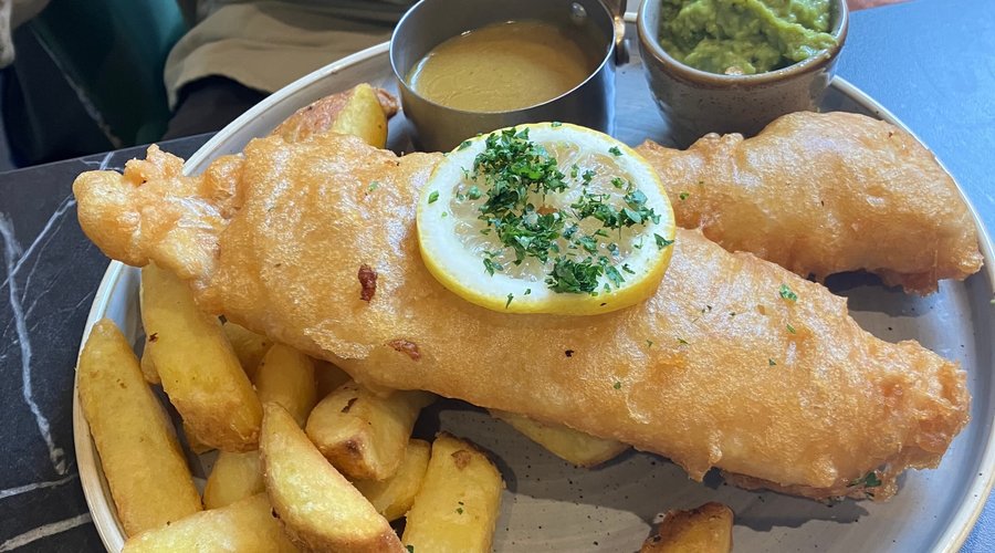 Fish - chips were very good.
