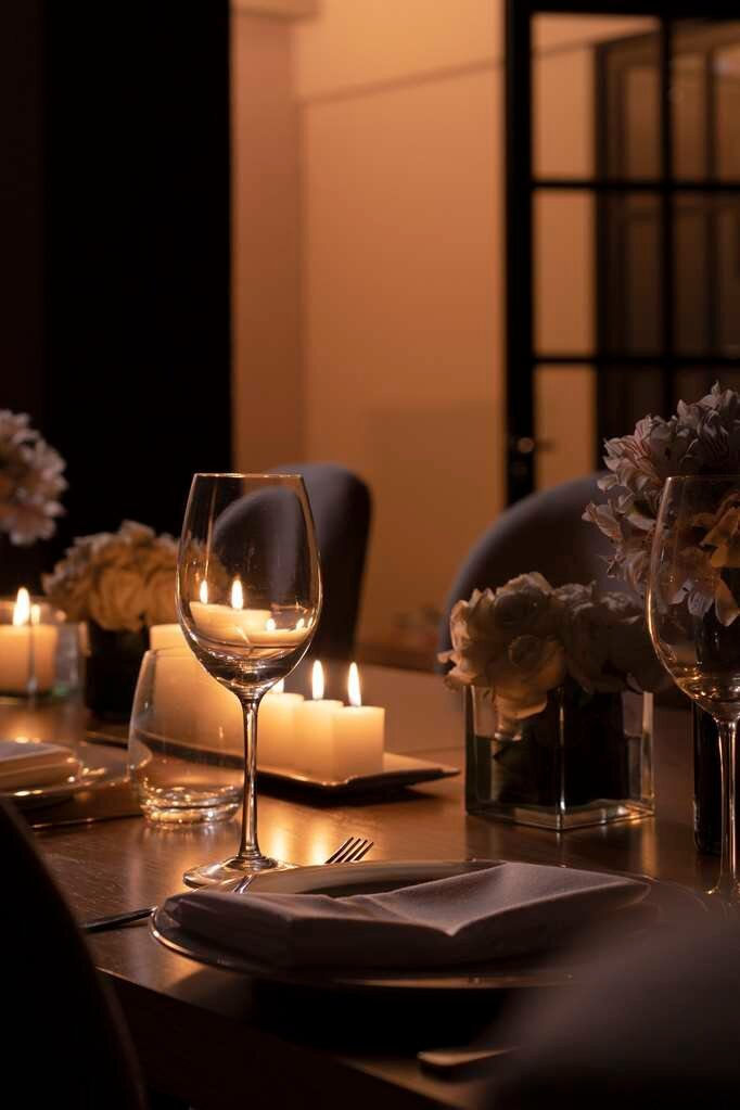 NH Collection Crillon Restaurant interior candles flowers x