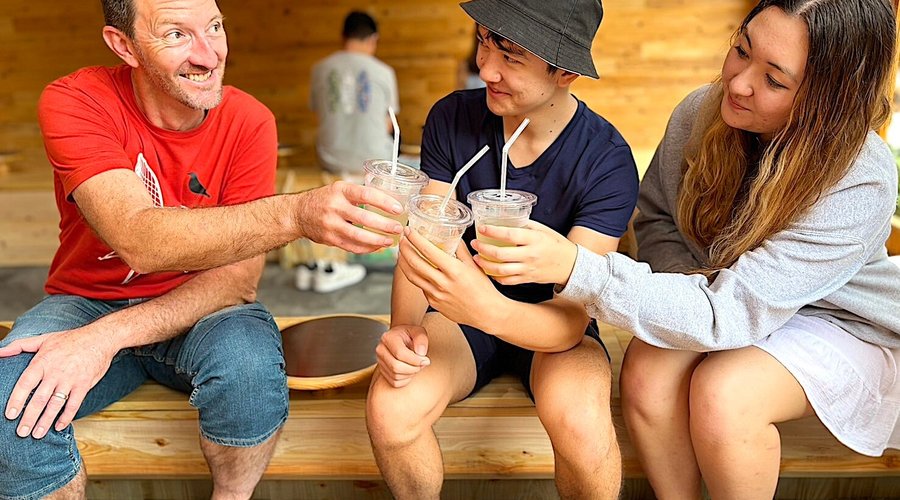 足湯カフェ　Hot foot spring cafe