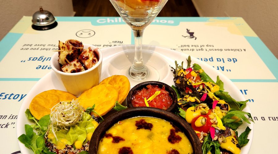 Brunch Vegano típicamente Chileno, para degustar Chile en un sólo plato
