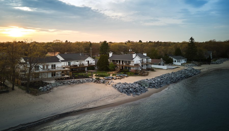 View of the property from the water
