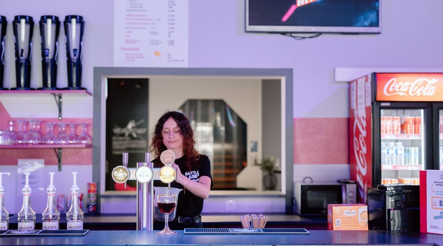 Bar aménagé