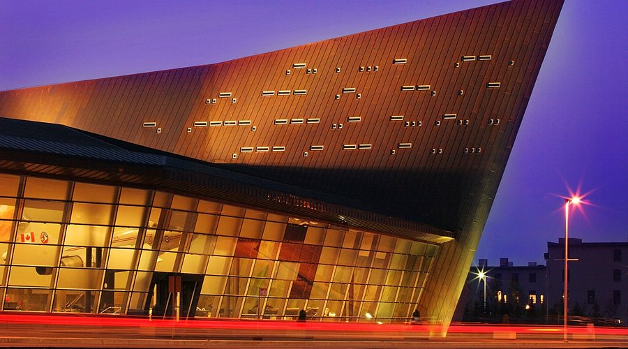 Museum at night