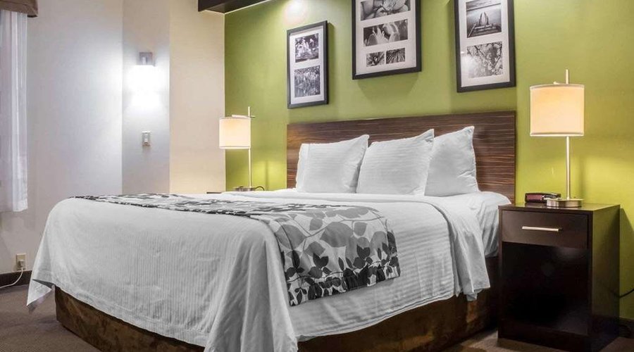Guest room with king bed