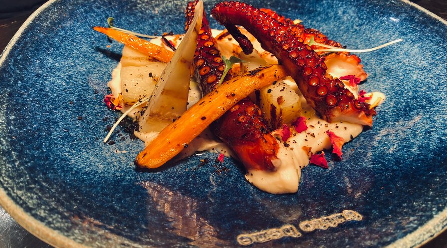 Grilled octopus