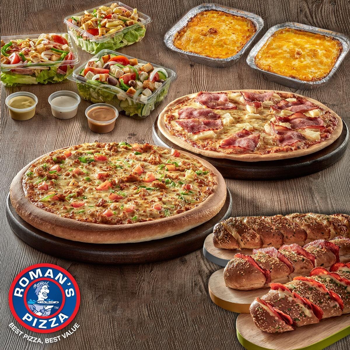 ROMAN'S PIZZA SAFARI GARDENS, Rustenburg - Menu, prijzen en ...