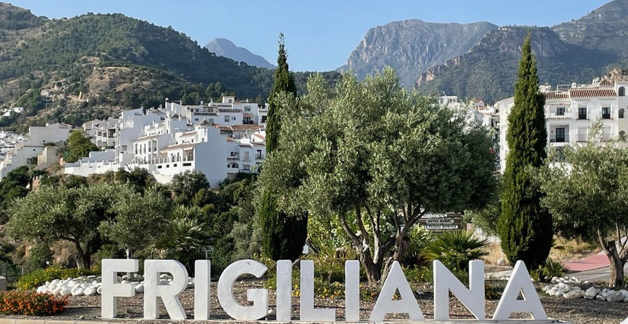 This is what you see when you walk out of the gates of La Perla de Frigiliana.