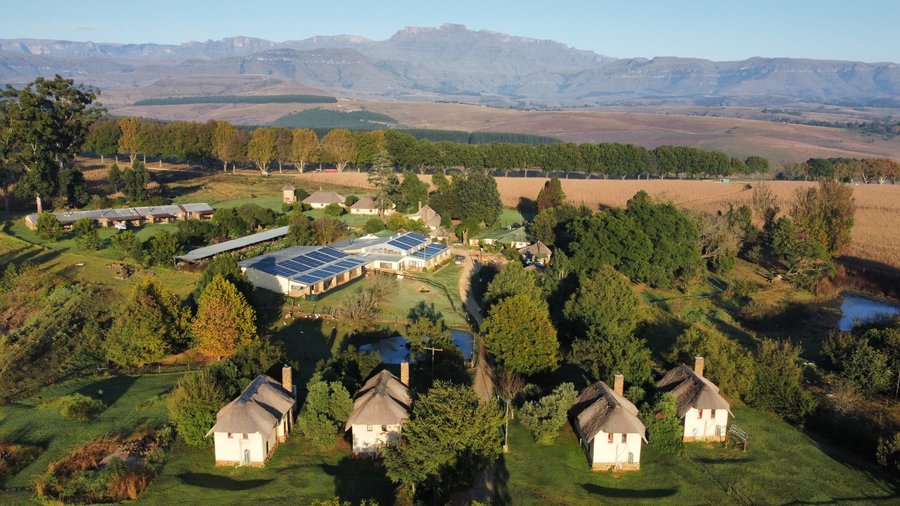 There are amazing views at Ardmore Guest Farm and lots of open space for children to roam around safely and interact with plenty of friendly farm animals. Free Pony rides for children every day.