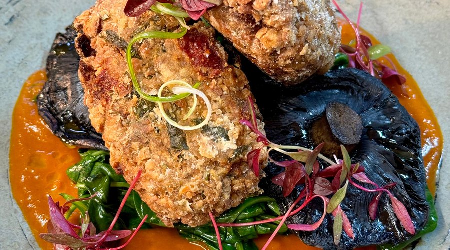 Spiced chickpea cakes 