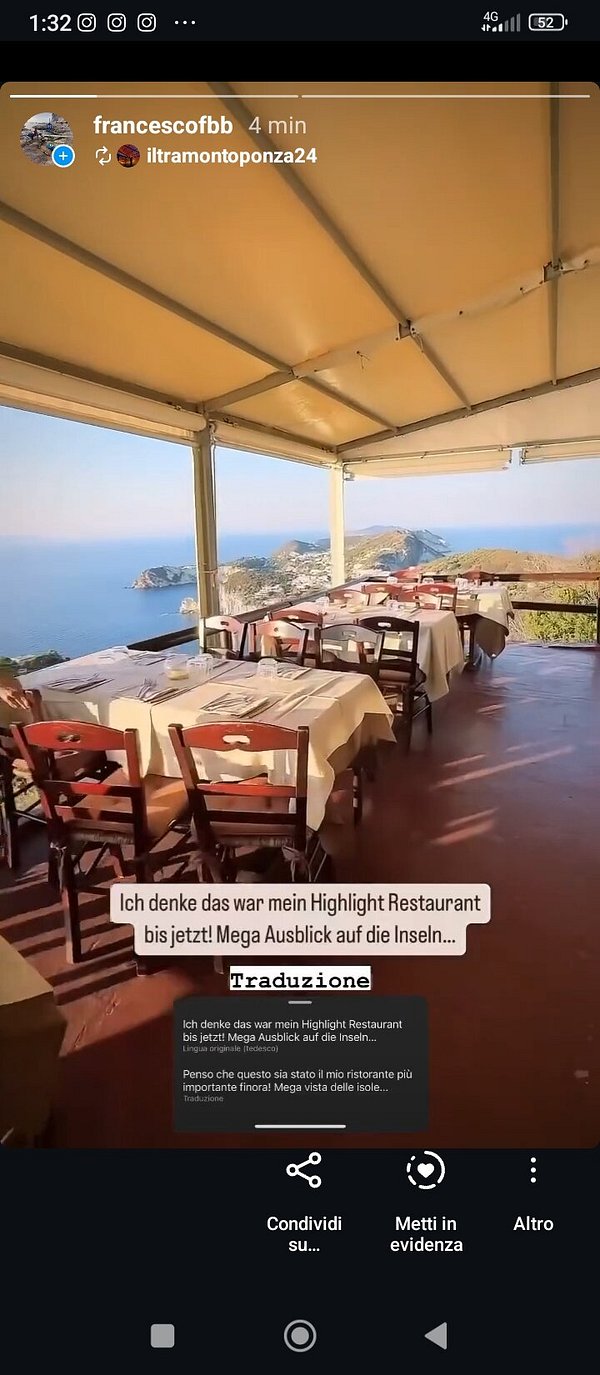 RISTORANTE IL TRAMONTO PONZA, Campo Inglese Via Campo Inglese