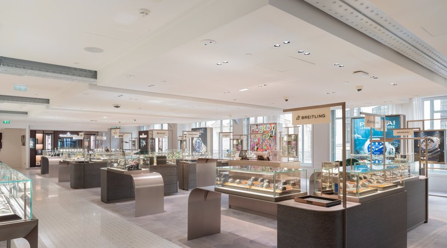 L'espace Horlogerie au 2ème étage