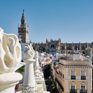 Terraza del Hotel Mercer Plaza Sevilla
