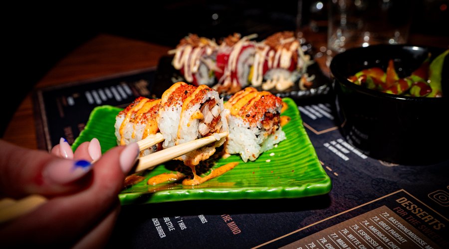 Sushi bij het IJsselpaviljoen
