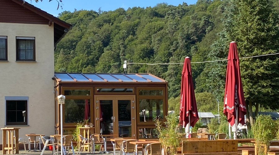 Restaurant Globetrotter auf dem Campingplatz Fuldaschleife