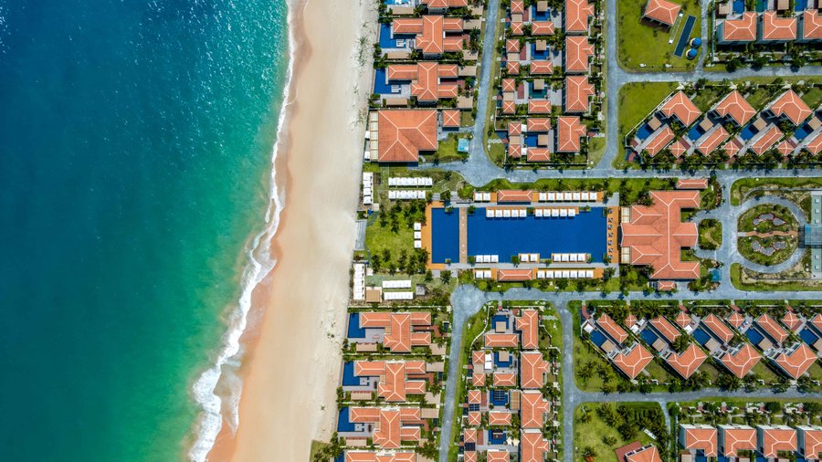 Top view of Fusion Resort & Villas Da Nang