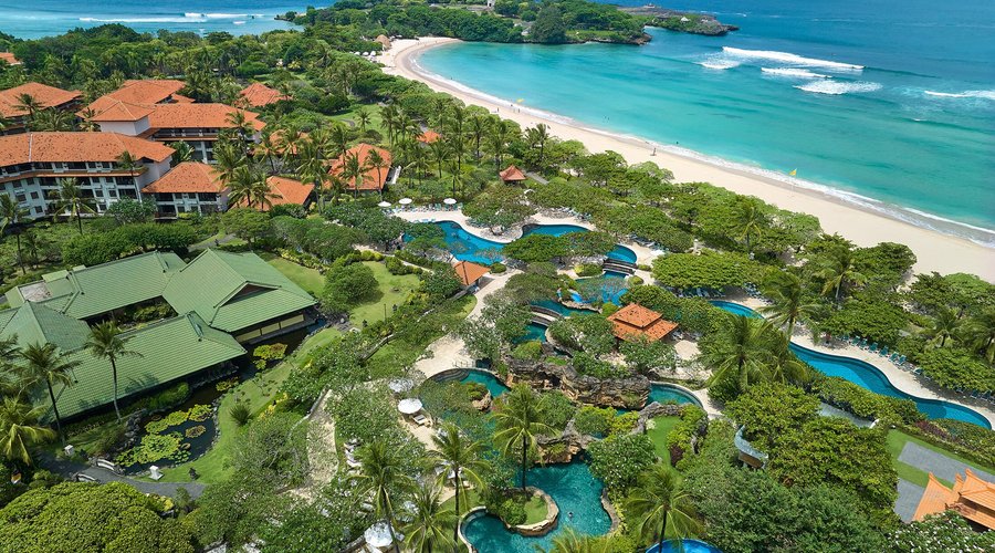 Grand Hyatt Bali Aireal Shot Peninsula View