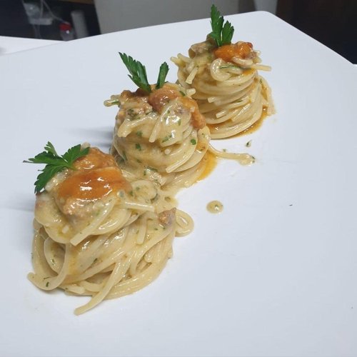 Ravioli al Formaggio e Gamberi (Ravioli with Cheese and Shrimp)