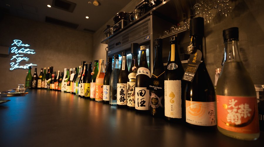 25+ sommelier selected sakes  available, changing daily.