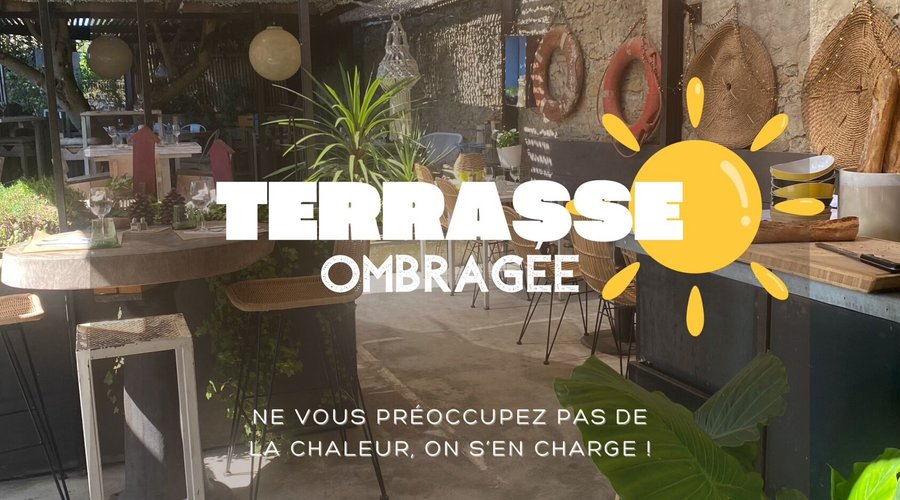 Terrasse ombragée 