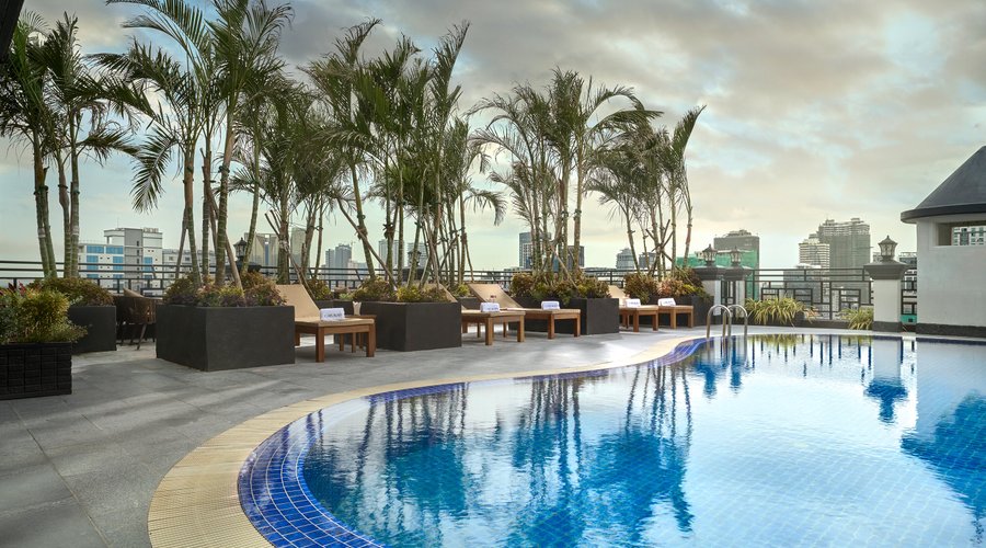 Our rooftop swimming pool which allow the full sunlight and fresh air