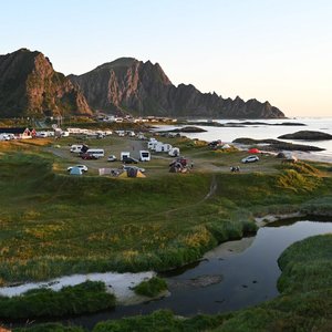 Campingplassen ved havet