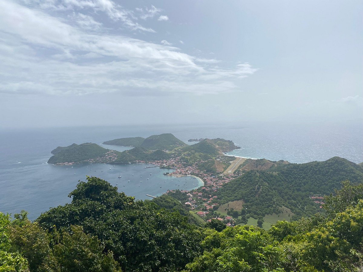 Vue depuis le chameau aux Saintes