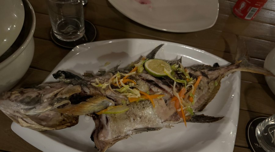 Fresh caught fish cooked by Selim and Aziz.. the best cooks in all of Maldives