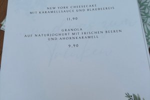 Speisekarte