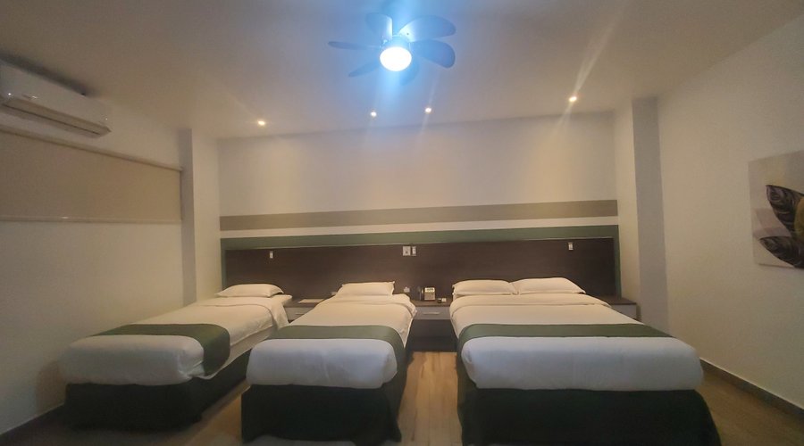 Habitación Cuádruple (Cama Doble, 2Camas ind) 