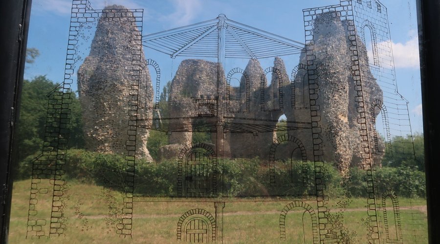 Screen to show how the original castle looked