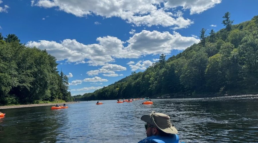 Tubby Tubes at Lake luzurne, 20 minutes away, fun!