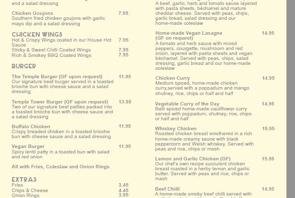 new august 2024 menu