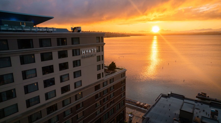 Sunset view. 