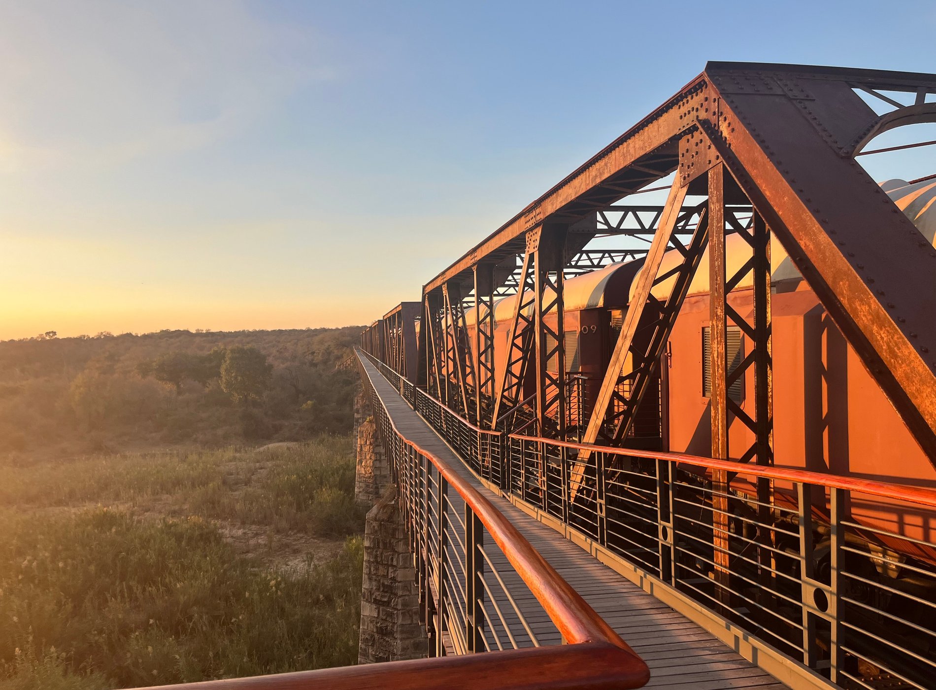 Kruger Shalati - The Train on the Bridge by Google