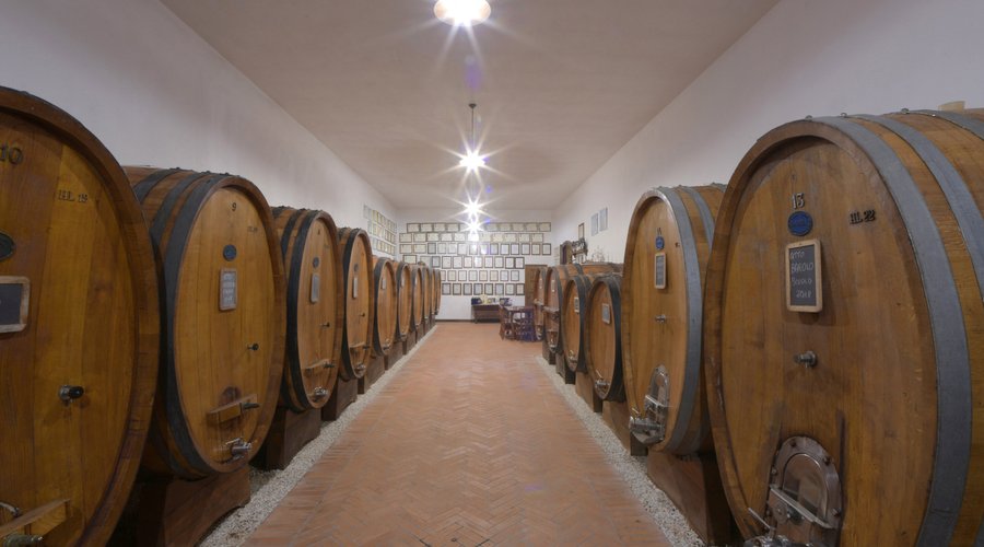 Locale invecchiamento e degustazione