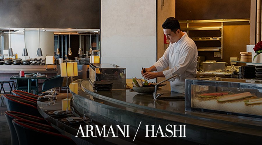Unwind with authentic Japanese cuisine at Armani/Hashi